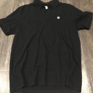 Medium men's black Fila polo